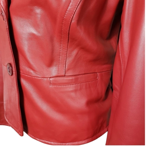 i.e. Red Leather Jacket - Picture 5 of 11
